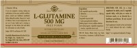 Solgar L-Glutamine 500 MG