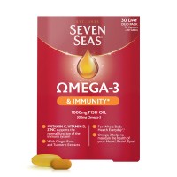 Seven Seas Omega-3 Fish Oil & Immunity With Vitamin C, Vitamin D & Zinc 30 Day Duo Pack