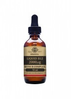 Solgar Sublingual Liquid B12 2000 µg With B-Complex