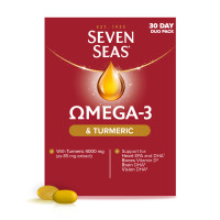 Seven Seas Omega-3 + Vitamin D, Plus Turmeric