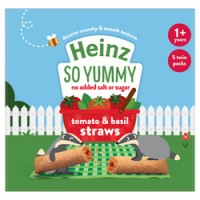 Heinz Tomato & Basil Straws 5 X 15g
