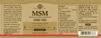Solgar Msm 1000 MG