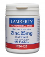 Lamberts Zinc Citrate 25mg