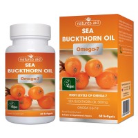 Natures Aid Sea Buckthorn Oil 500mg (Omega-7)