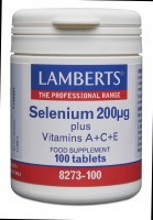 Lamberts Selenium 200mcg + A + C + E