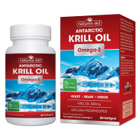 Natures Aid Antarctic Superba Krill Oil 500mg (Omega-3)