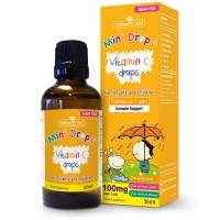 Natures Aid (3 Months-5 Years) Vitamin C 100mg Mini Drops For Infants & Children