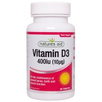 Natures Aid Vitamin D3 400iu (10ug)