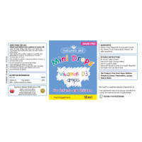 Natures Aid (3 Months-5 Years) Vitamin D3 400iu Mini Drops For Infants & Children