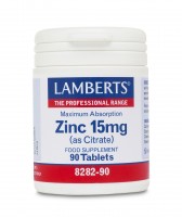 Lamberts Zinc 15mg (AS Citrate)