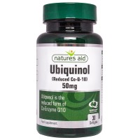 Natures Aid Ubiquinol 50mg (Reduced CO Enzyme Q10)
