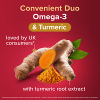 Seven Seas Omega-3 + Vitamin D, Plus Turmeric