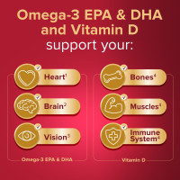 Seven Seas Omega-3 + Vitamin D, Plus Turmeric