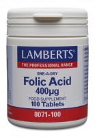 Lamberts Folic Acid 400mcg