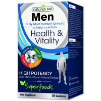 Natures Aid Men'S Multi-Vitamins & Minerals (With Superfoods)