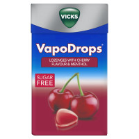 Vicks Throat Drops Cherry Carton