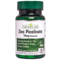 Natures Aid Zinc Picolinate 15mg Elemental