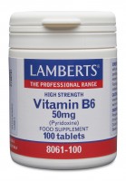 Lamberts Vitamin B6 50mg (Pyridoxine)