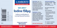 Lamberts Iodine 150mcg (AS Potassium Iodide)