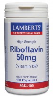Lamberts Riboflavin 50mg (Vitamin B2)