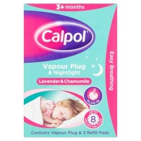 Calpol Soothe & Care Vapour Plug &Amp; Nightlight 3+ Months