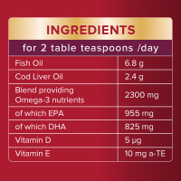 Seven Seas Omega-3 Fish Oil Plus Cod Liver Oil Max Strength With Vitamins D And Vitamin E