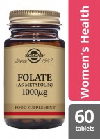 Solgar Folate 1000 µg (AS Metafolin®)