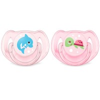 Philips Avent Classic Soothers Animal Pink 6-18m