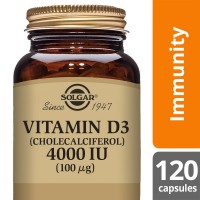 Solgar Vitamin D3 (Cholecalciferol) 4000 IU (100 µg)
