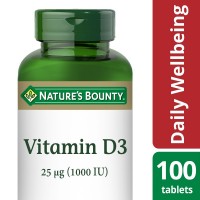 Nature'S Bounty Vitamin D3 25 µg (1000 IU)
