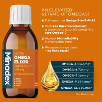 Minadex Omega Elixir Cod Liver Oil 150ml