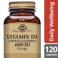 Solgar Vitamin D3 (Cholecalciferol) 600 IU (15 µg)