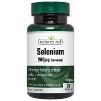 Natures Aid Selenium 200ug (With Zinc And Vitamins A, C & E) (Suitable For Vegetarians & Vegans)