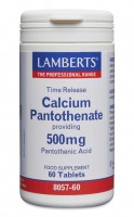 Lamberts Calcium Pantothenate 500mg Time Release