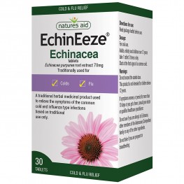 Natures Aid Echineeze 70mg (Equivalent 460mg-530mg OF Echinacea)