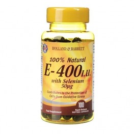 Holland & Barrett Natural Vitamin E With Selenium 400iu