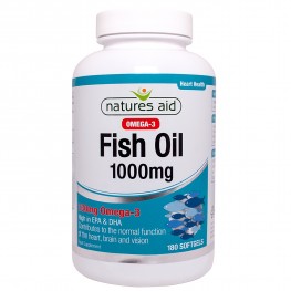 Natures Aid Fish Oil 1000mg (Omega-3)
