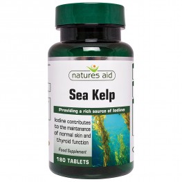 Natures Aid Sea Kelp 187mg (Providing 150ug Iodine)