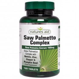 Natures Aid Saw Palmetto Complex With Nettle, Zinc & Amino Acids