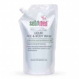 Sebamed Liquid Face & Body Wash 1L Refill