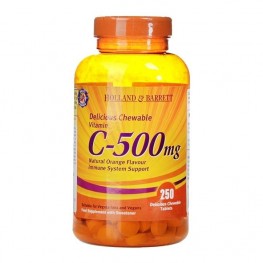 Holland & Barrett Chewable Vitamin C With Rose Hips 500mg