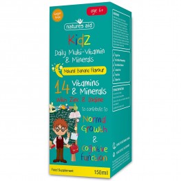 Natures Aid (6-12 Years) Kidz Multi-Vitamins & Minerals