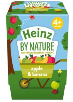 Heinz Apple Banana Fruit Pot 4pk