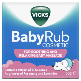 Vicks Babyrub Ointment For Soothing & Relaxing Baby Massage, Jar 50g