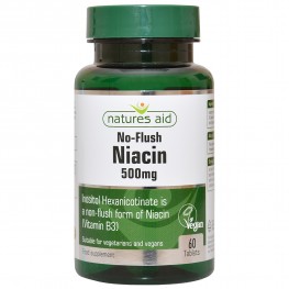 Natures Aid Niacin (B3) 500mg (NO Flush)