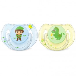 Philips Avent Classic Soothers Theme Blue 6-18m