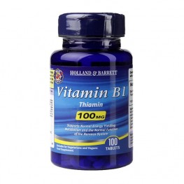 Holland & Barrett Vitamin B1 100mg