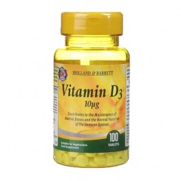 Holland & Barrett Vitamin D3 10ug