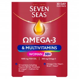 Seven Seas Omega-3 & Multivitamins Woman 50+ 30 Day Duo Pack
