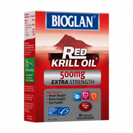 Bioglan Red Krill Oil Extra Strength 500mg 30 Capsules
